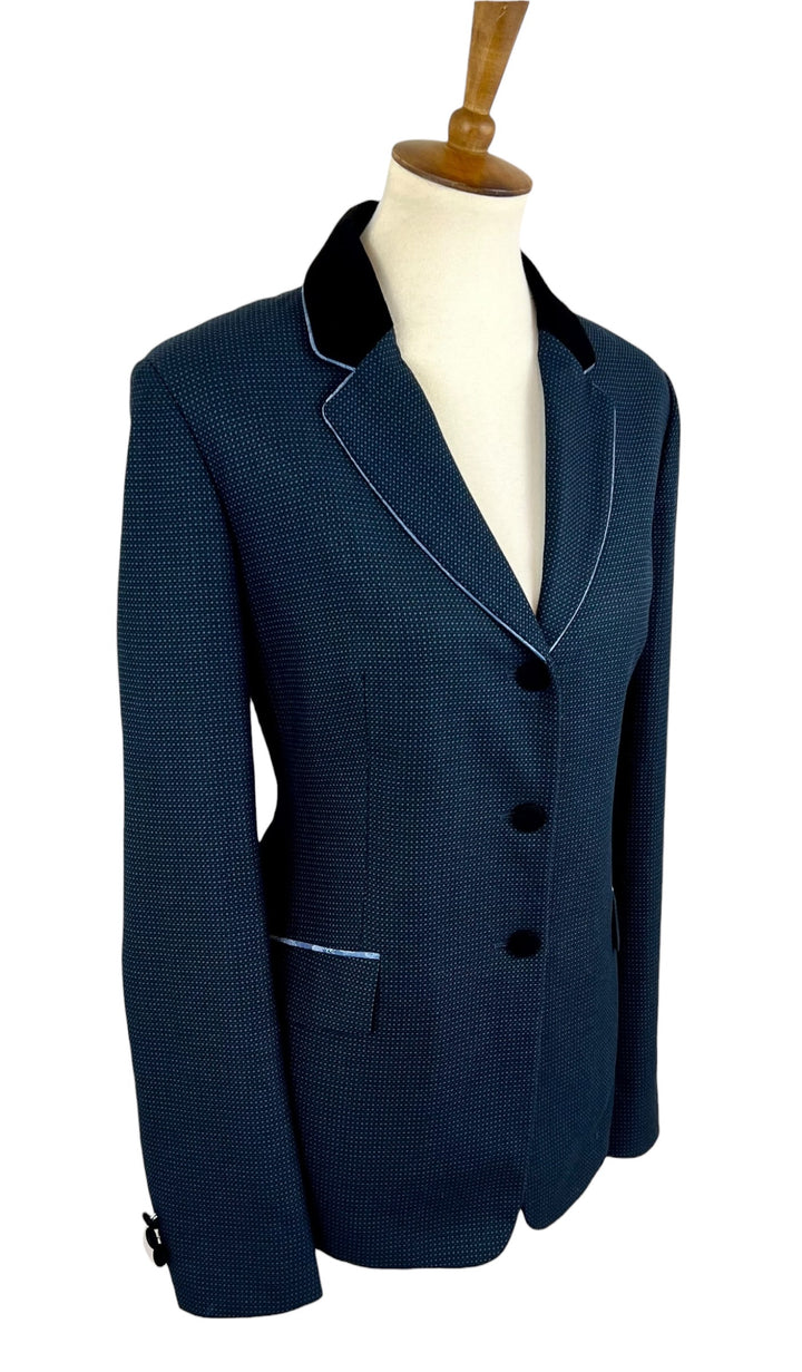 Black Hunt Coat w/ Blue Accents (Size 12) - Ref. 232