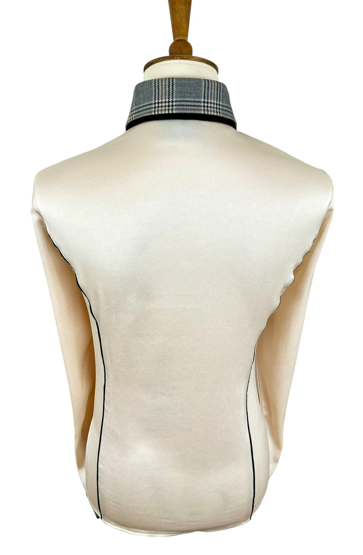 Champagne Silk Western Shirt (Size 40)