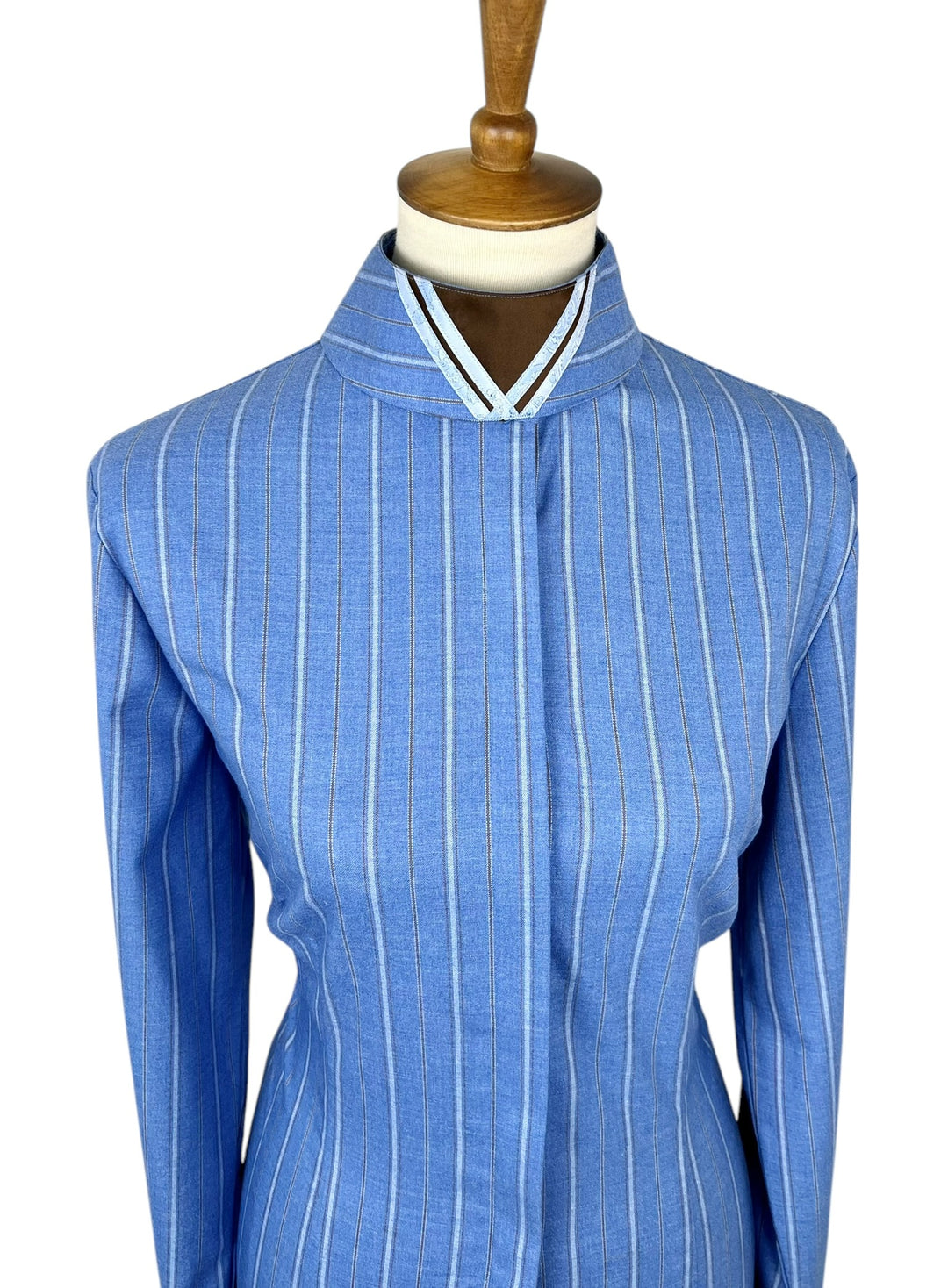 Blue Hunt Shirt w/ Stripes (Size 40) + 3 Collars - Ref. 175