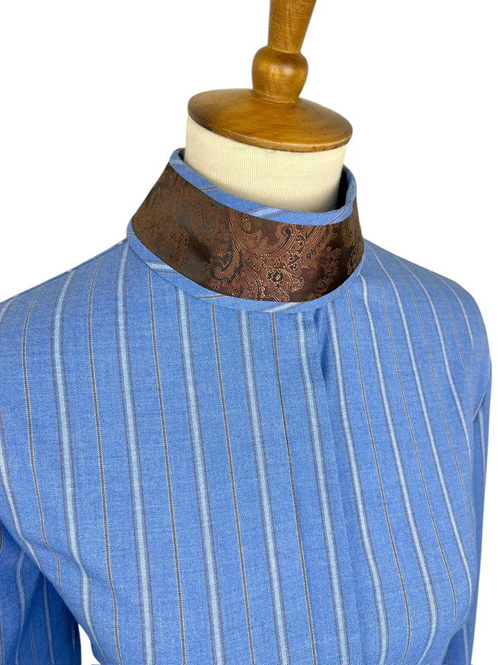 Blue Hunt Shirt w/ Stripes (Size 40) + 3 Collars - Ref. 175