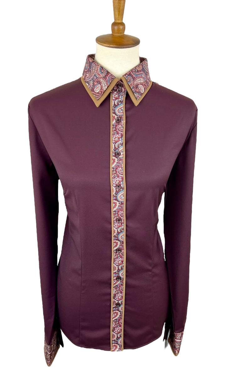 Maroon Western Shirt (Size 42)
