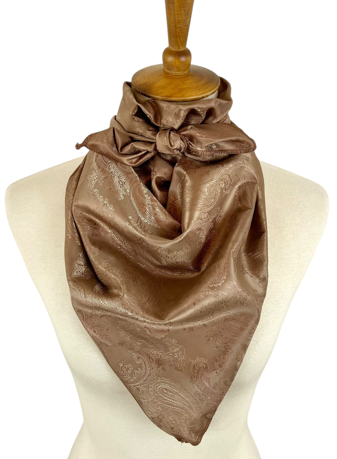 Tan Paisley Scarf