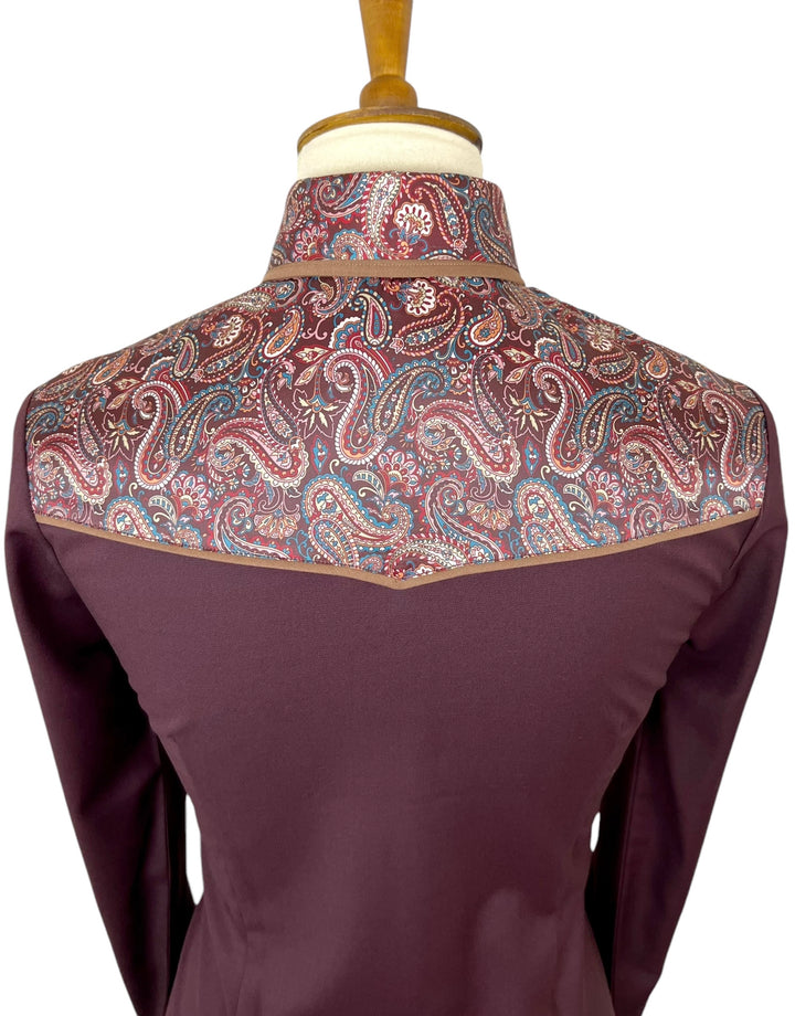 Maroon Western Shirt (Size 42)