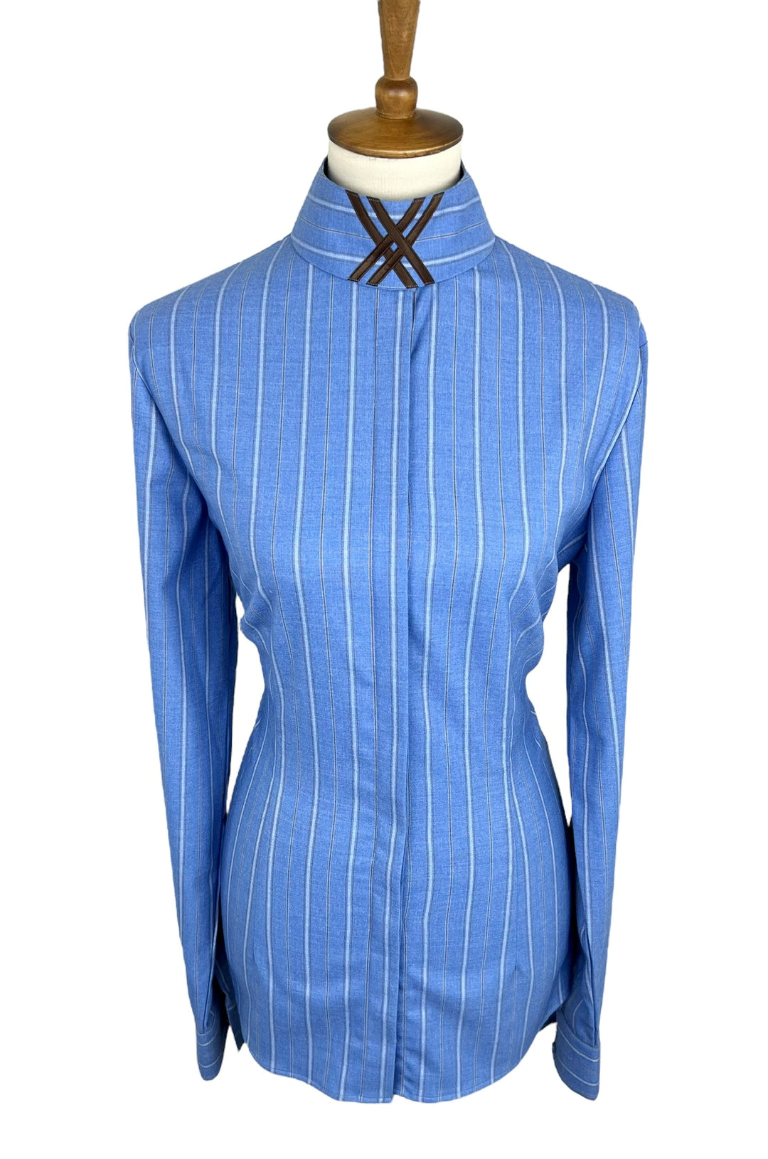 Blue Hunt Shirt w/ Stripes (Size 40) + 3 Collars - Ref. 175