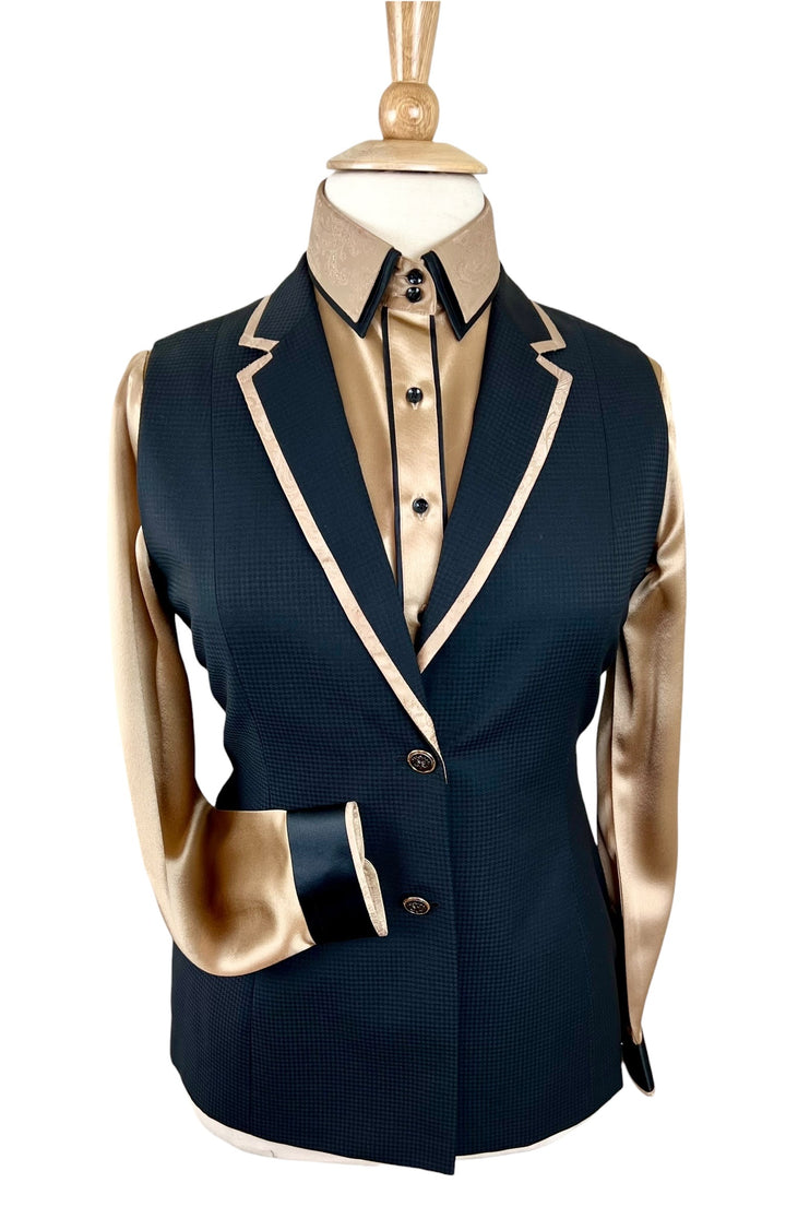 Black Halter Vest (Size 14) - Ref. 223