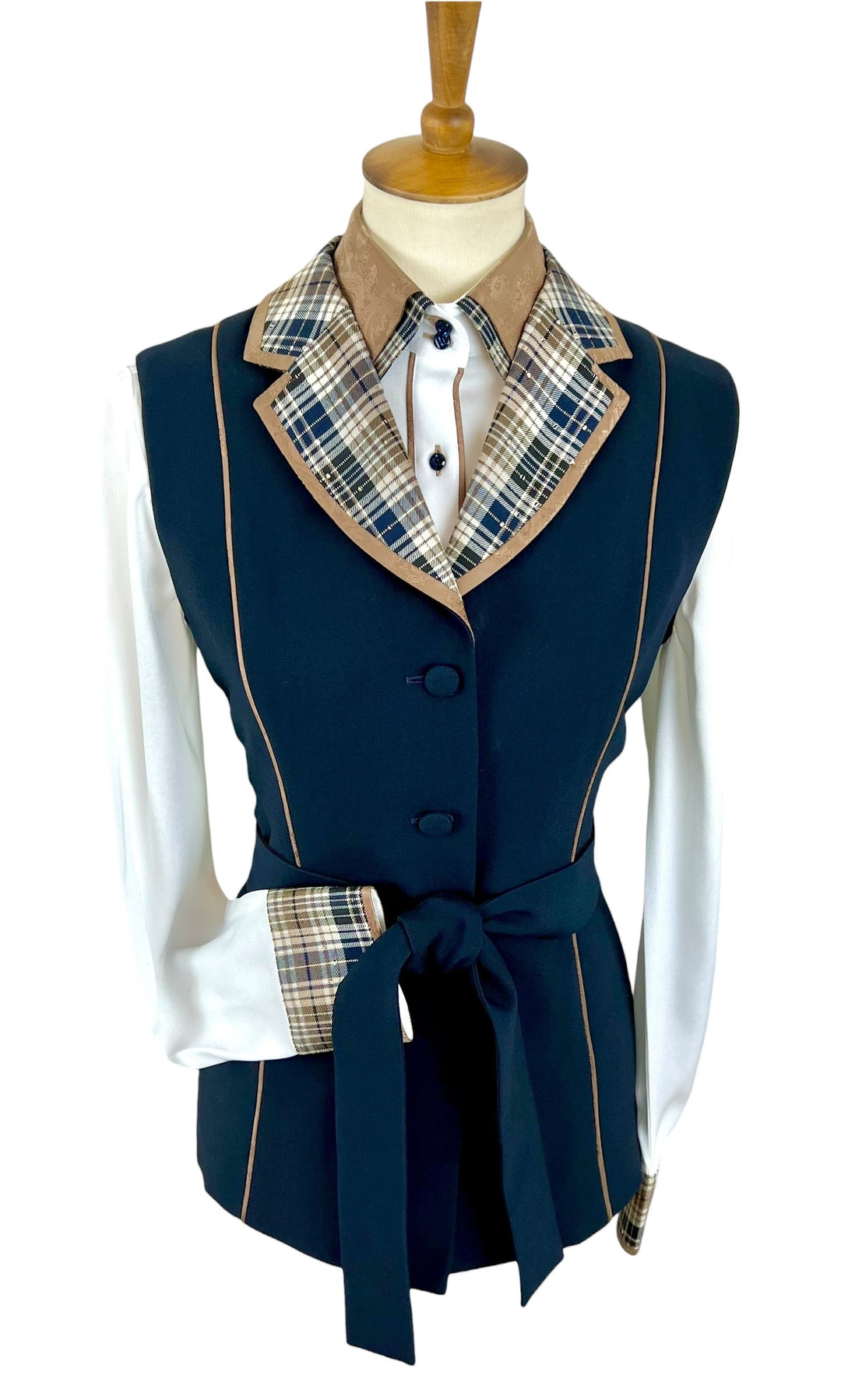 Navy Halter Vest (Size 8)