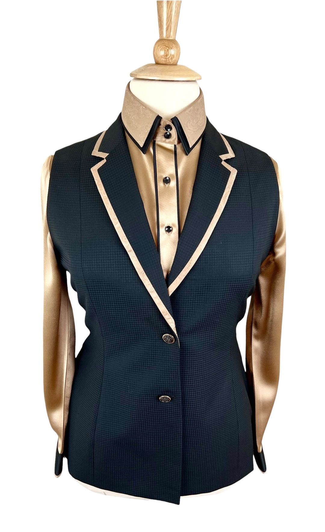 Black Halter Vest (Size 14) - Ref. 223