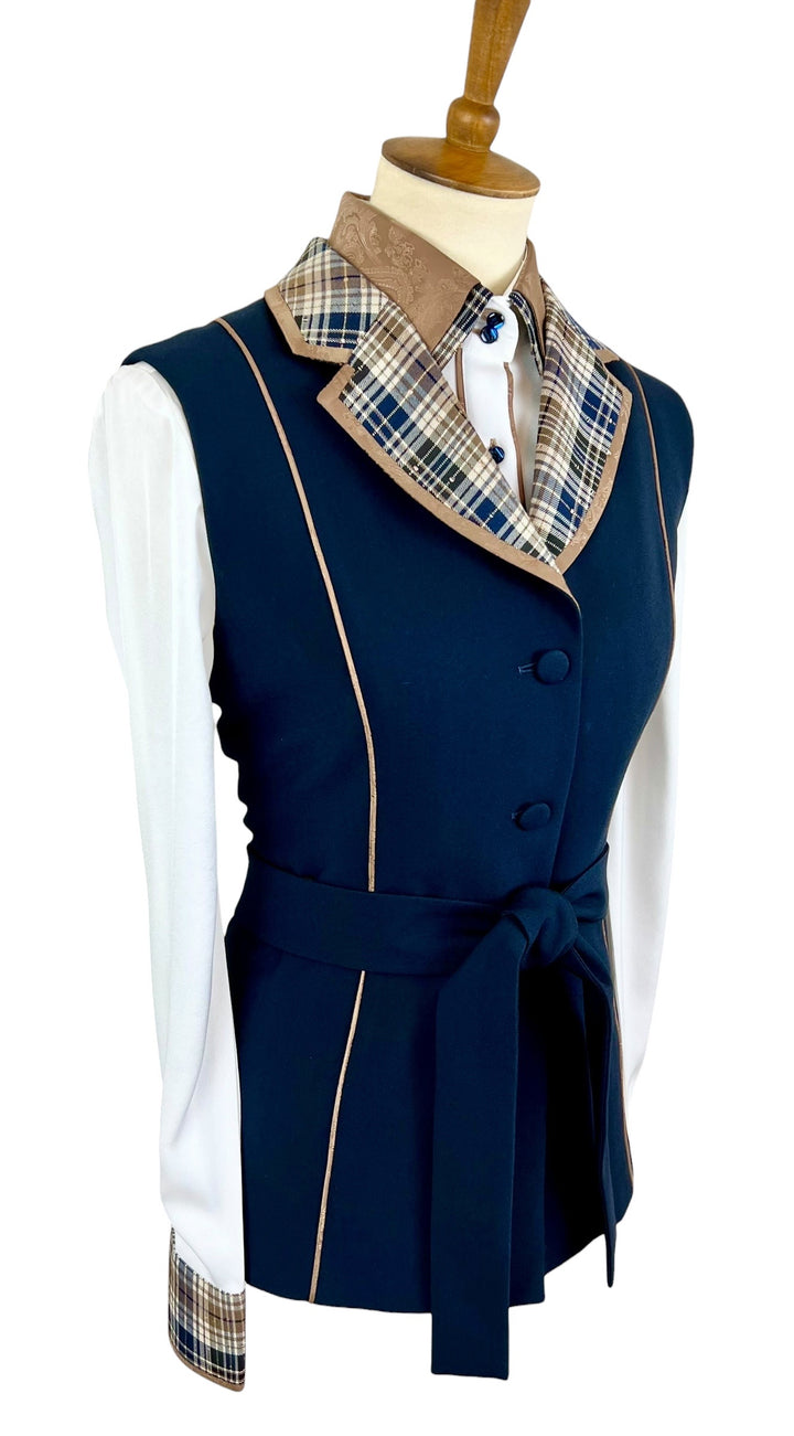 Navy Halter Vest (Size 8)