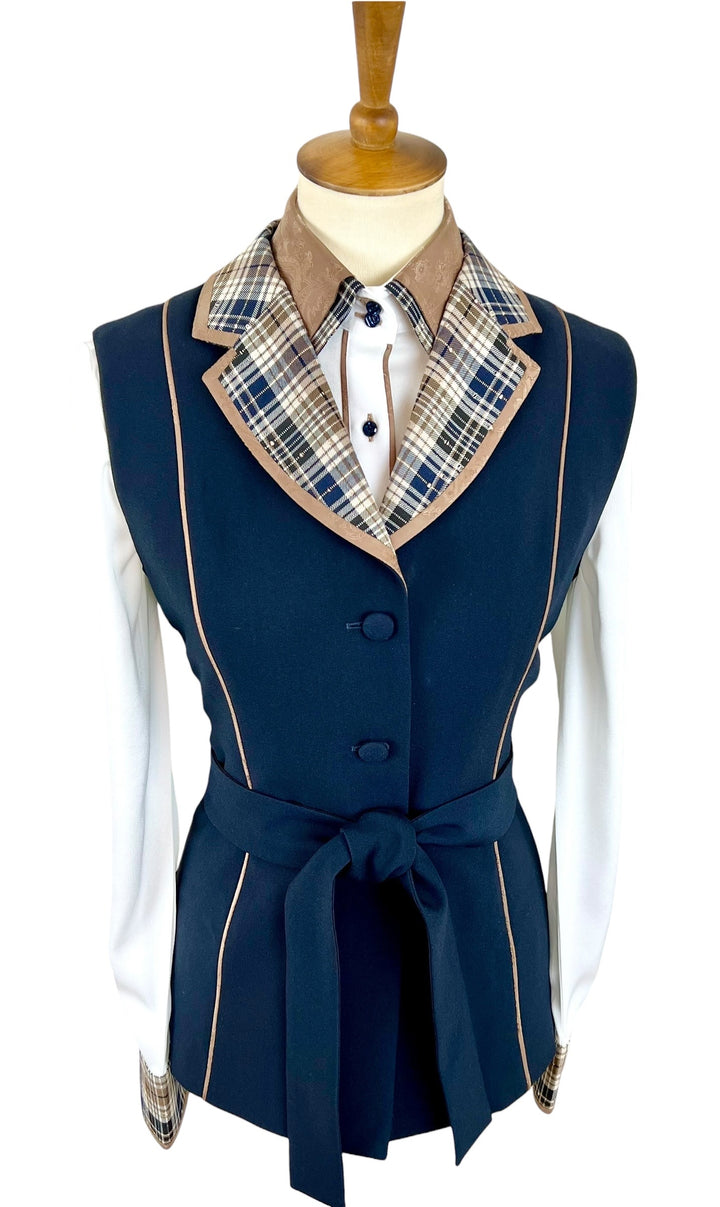 Navy Halter Vest (Size 8)