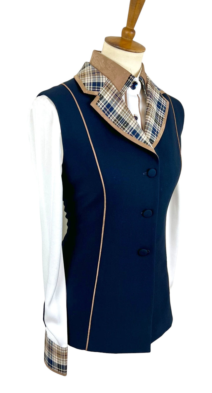 Navy Halter Vest (Size 8)