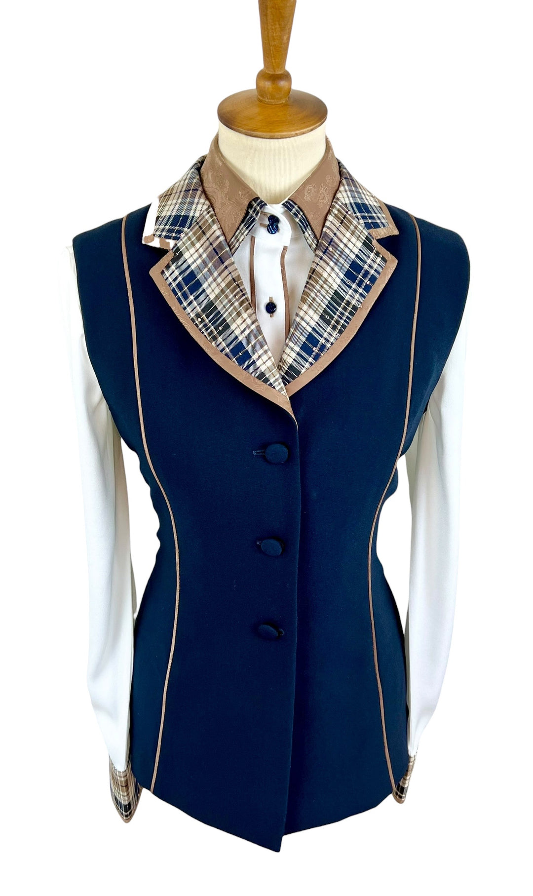 Navy Halter Vest (Size 8)