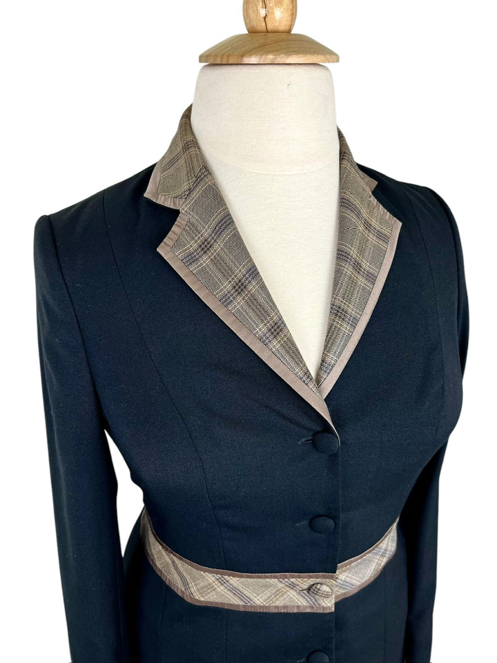 Back Showmanship Suit with Taupe Plaid - Ref. 173