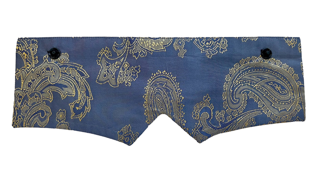 Gold & Blue Paisley/Gold Paisley Points