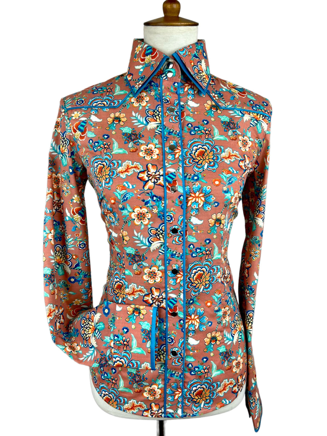 The Clementine Western Shirt – Custom Collars Boutique