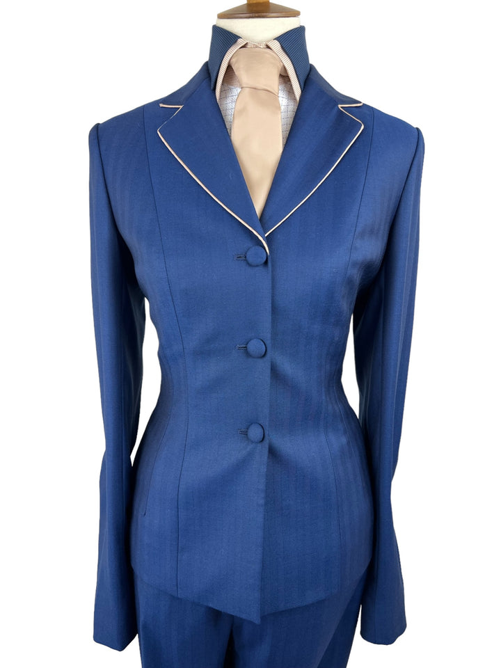 Navy Showmanship Suit with French Tan Accents & Matching Shirt
