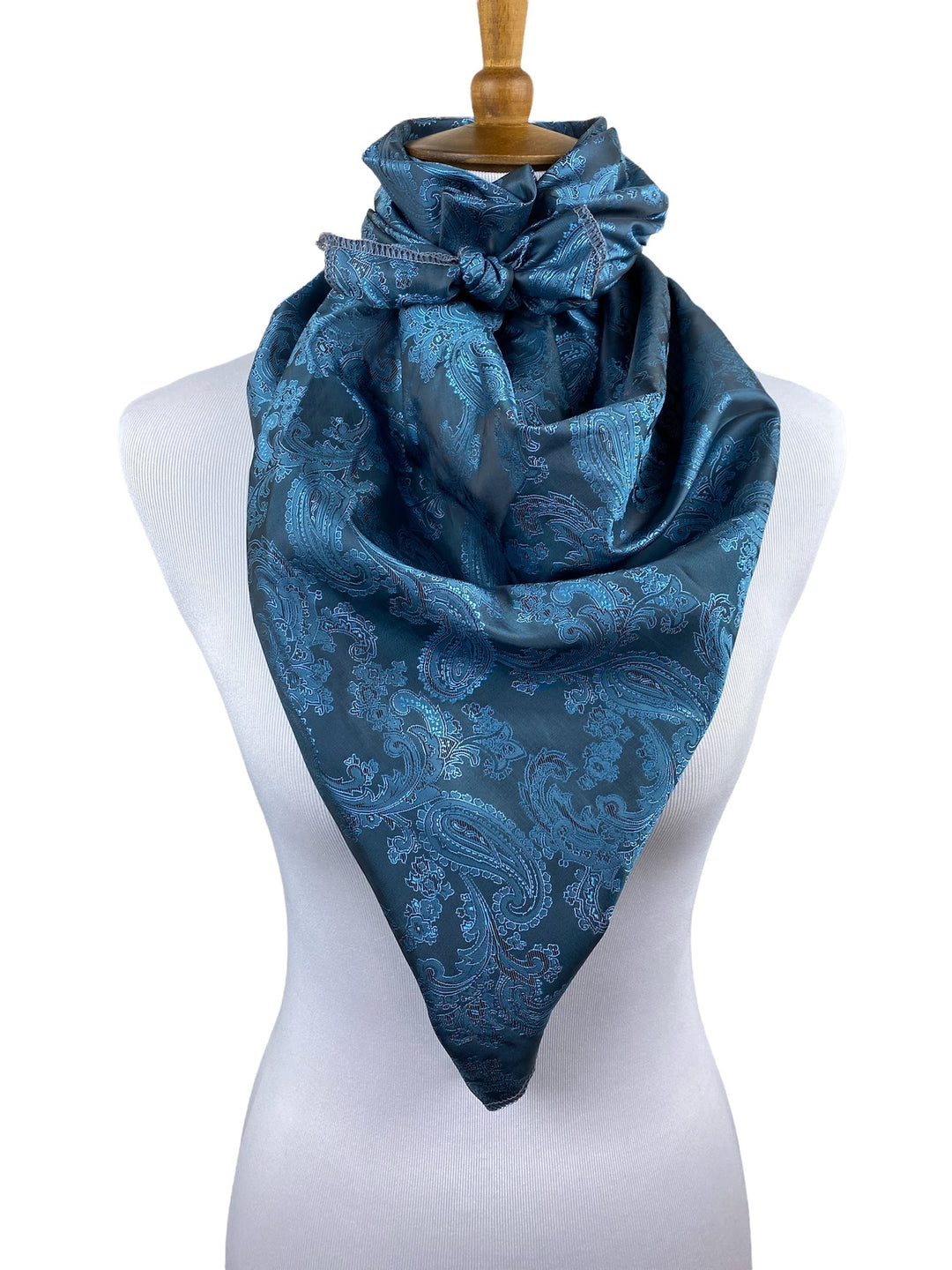 Turquoise Paisley Scarf